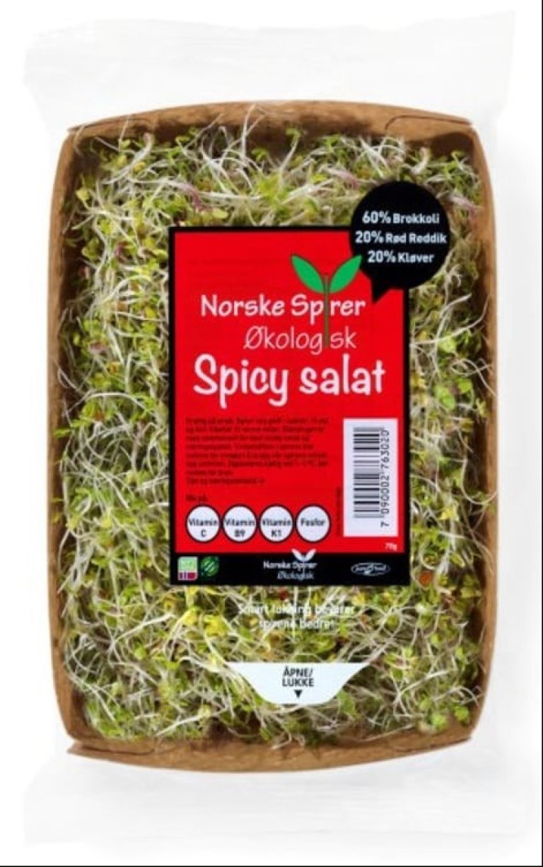 Norske Spirer Spicy 75 gram