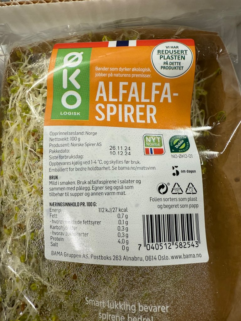 Gartner Alfalfaspirer 100 gram