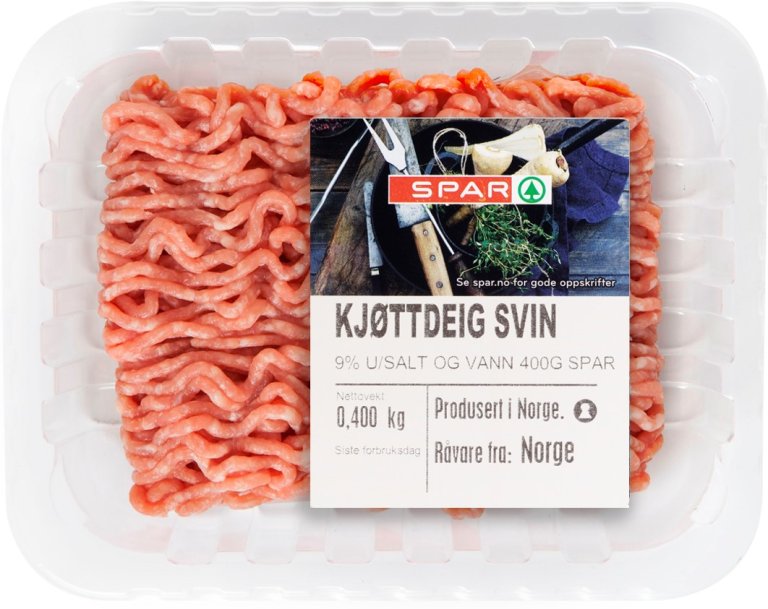 Spar svinedeig 400 g