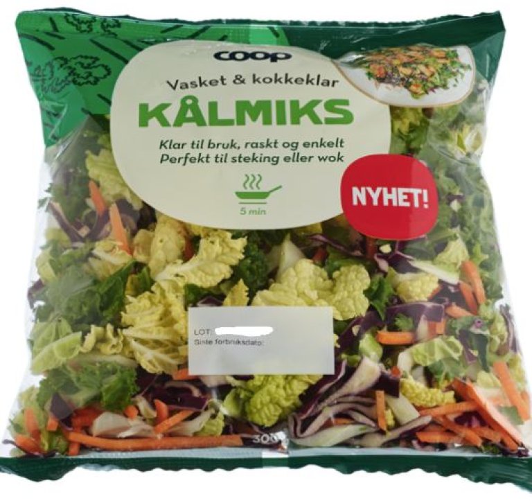 Kålmiks pakke fra Coop