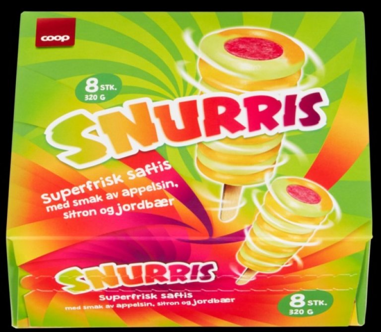 8-pakning med Snurris-is