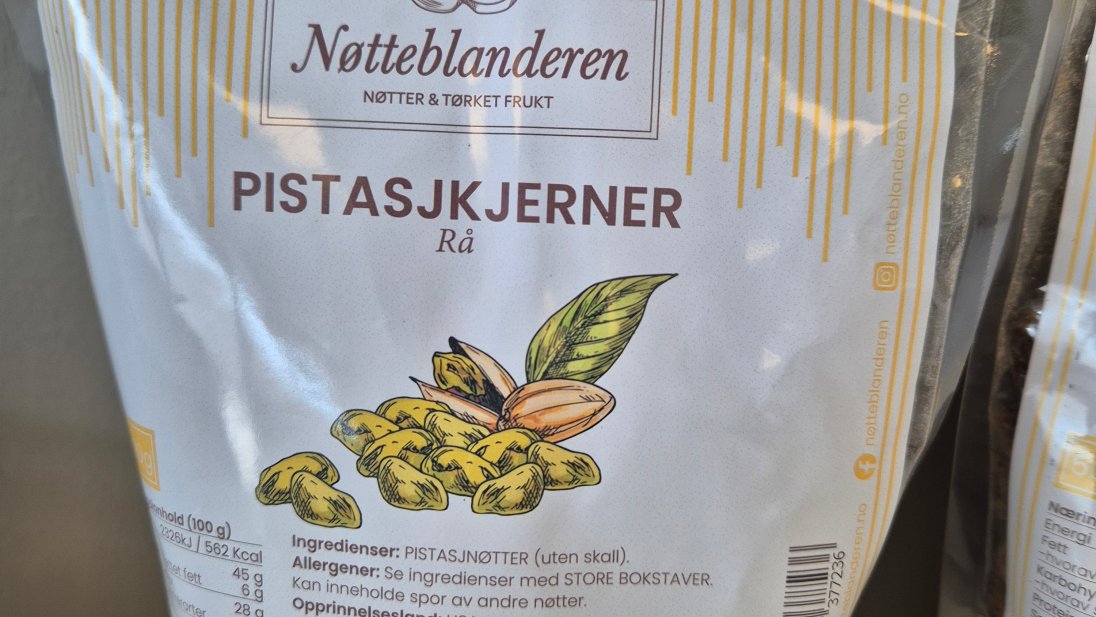 Nøtteblanderen Pistasjkjerner rå