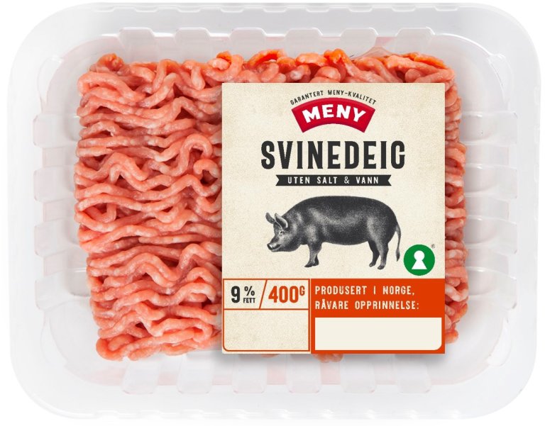 Meny svinedeig 400 g