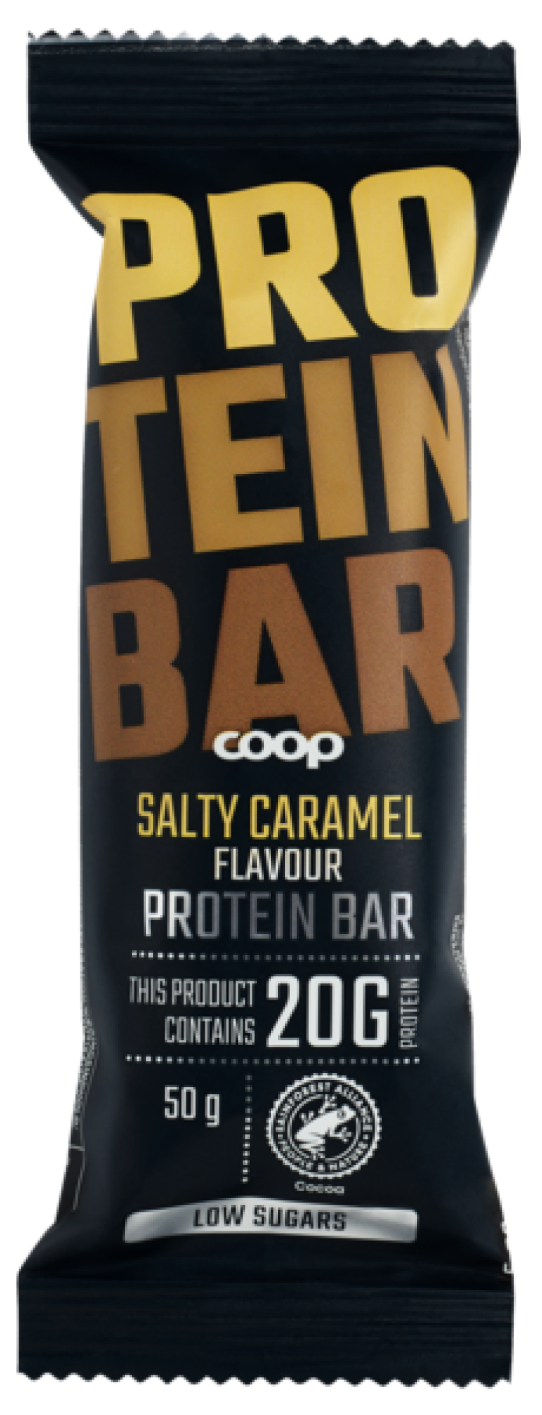 Coop Salty caramel proteinbar