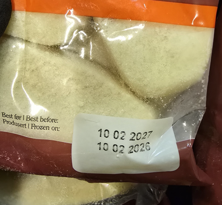 Feltet for holdbarhetsdato 10.02.2027