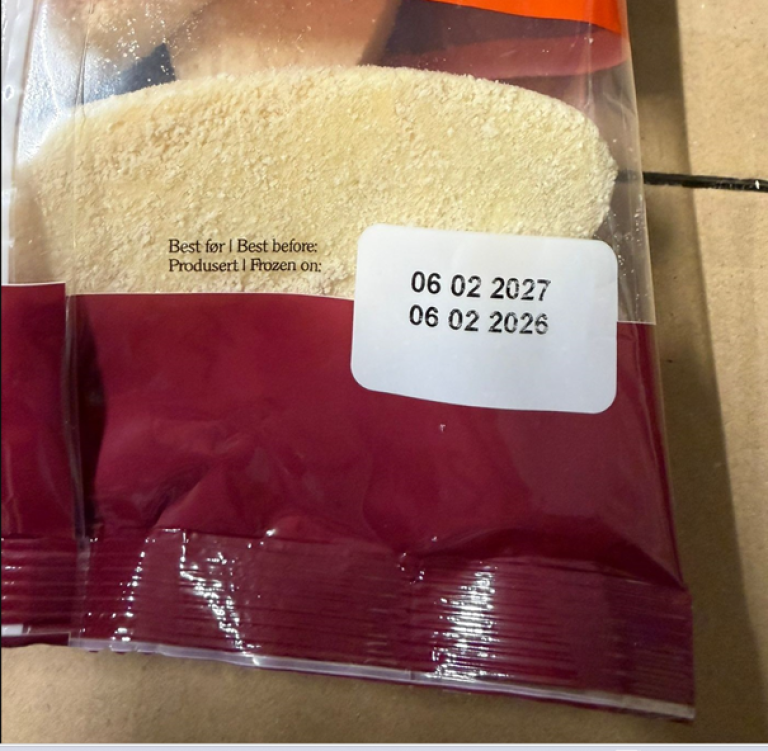 Feltet for holdbarhetsdato 06.02.2017