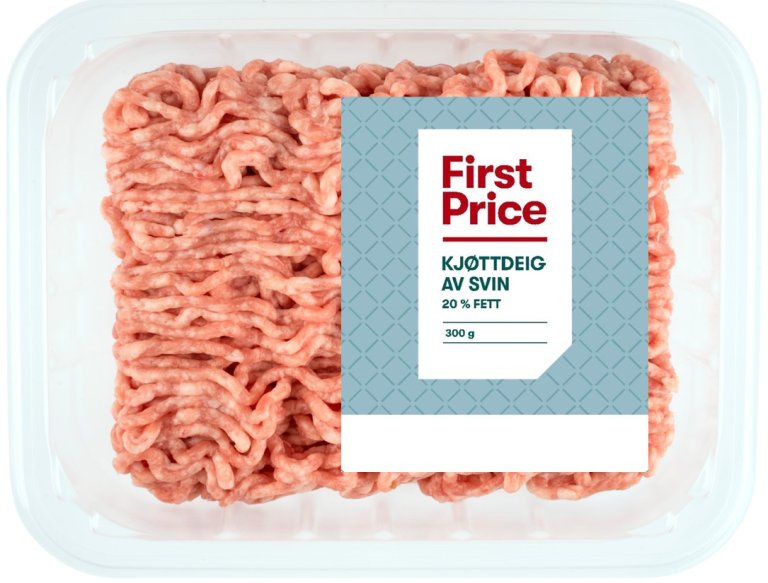 First price kjøttdeig av svin 300 g