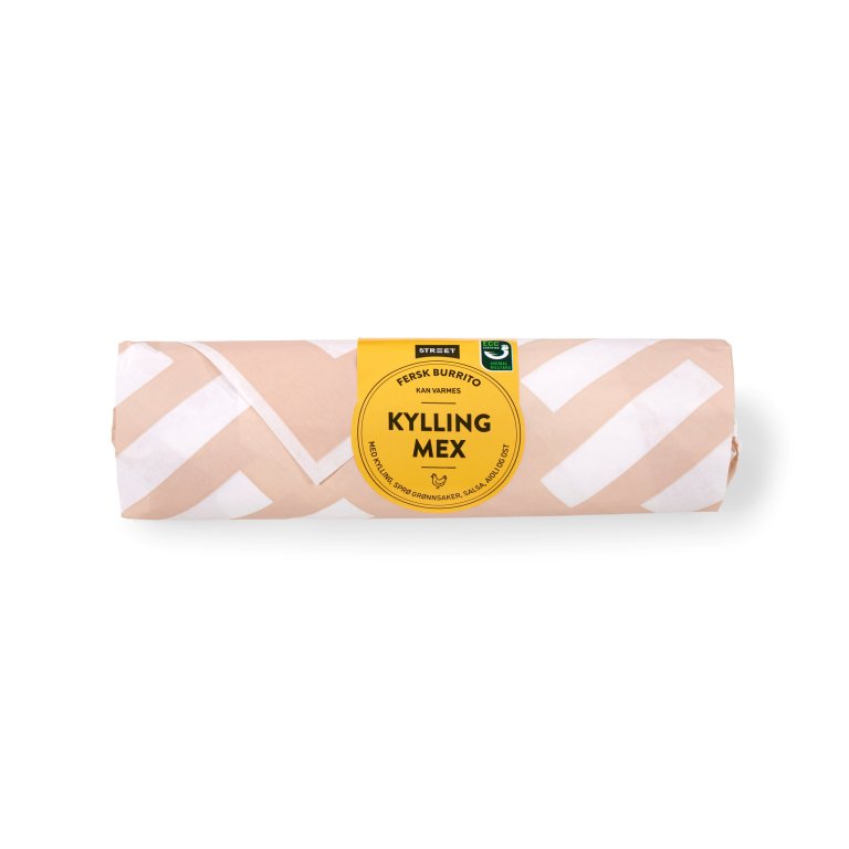 Bilde av STREET Burrito Kylling Mex, pakket i papir
