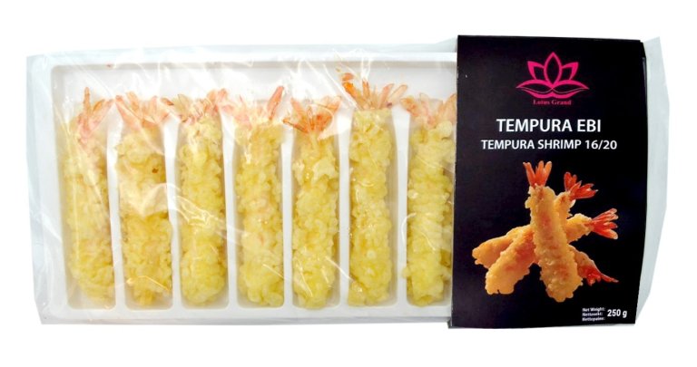 Pakke med LOTUS Tempura Ebi (pre-fried) 16/20