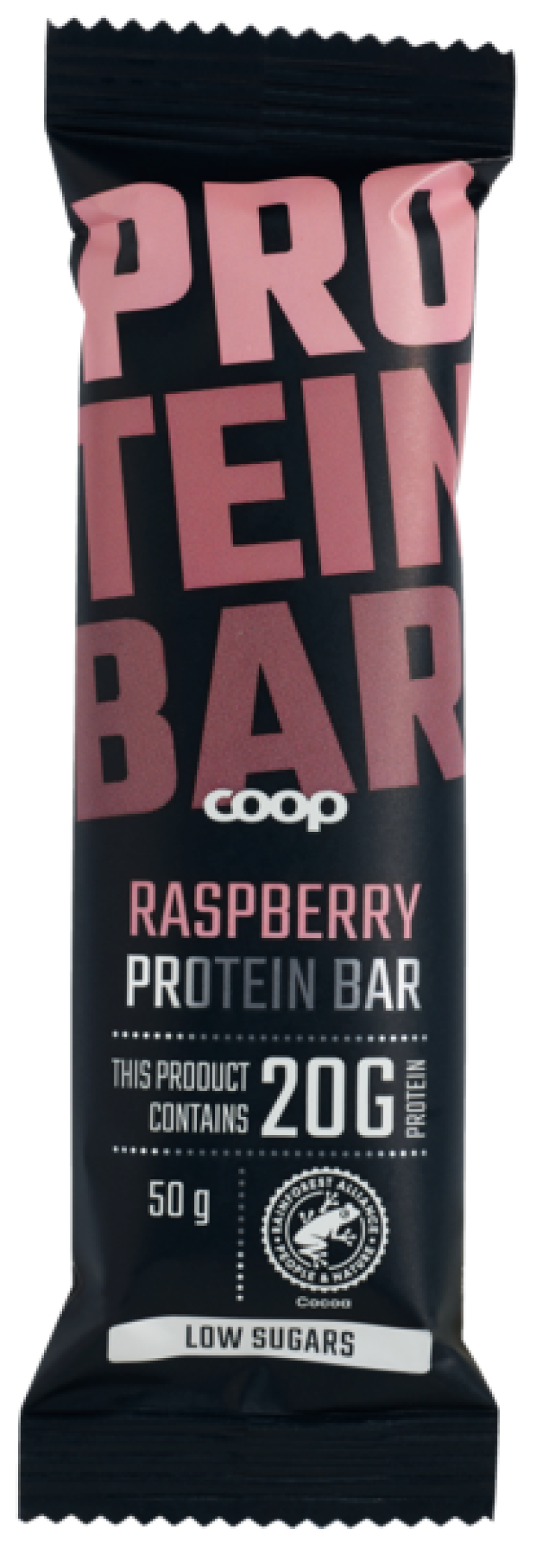Coop Rasberry proteinbar